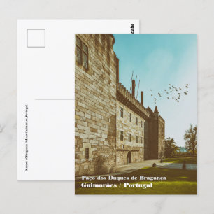 Duques of Braganza Palace, Guimaraes, Portugal. Postcard