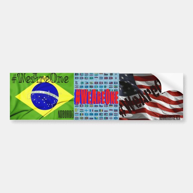 durable,lasting bumbersticker bumper sticker (Front)