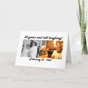 Duran 50th greeting card