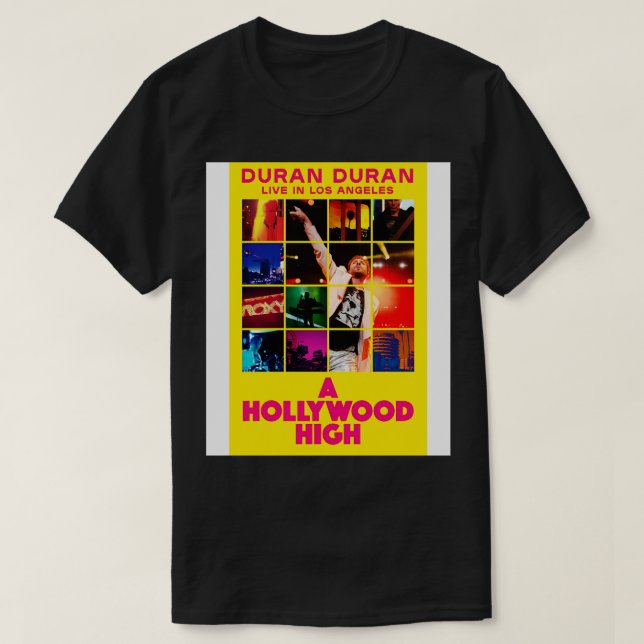 DURAN DURAN A HOLLYWOOD HIGH T-Shirt (Design Front)