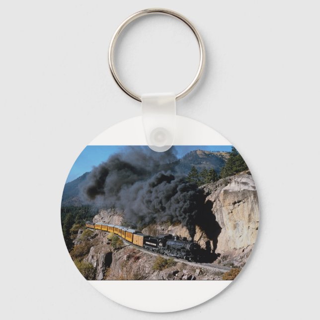 Durango and Silverton Railroad, No. 481, Bear Cree Keychain (Front)