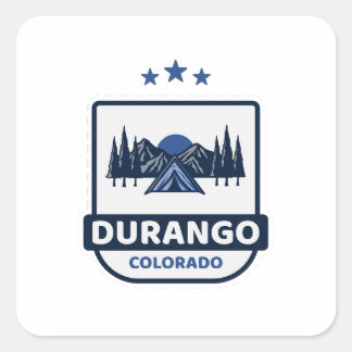 Durango - Colorado Square Sticker