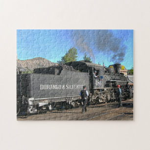 Durango Locomotive Colorado. Jigsaw Puzzle