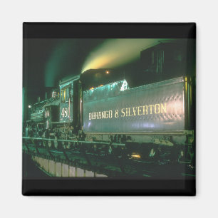 Durango & Silverton No_Steam Trains Magnet