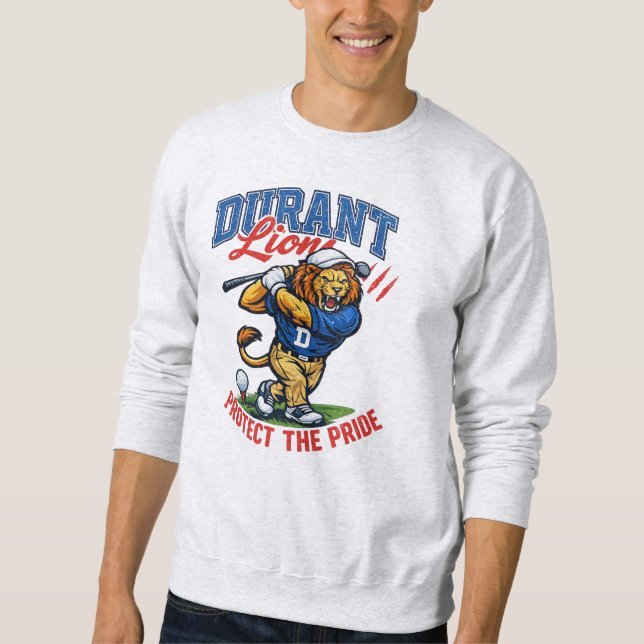 Durant Lions - Golf Protect the Pride Sweatshirt (Front)