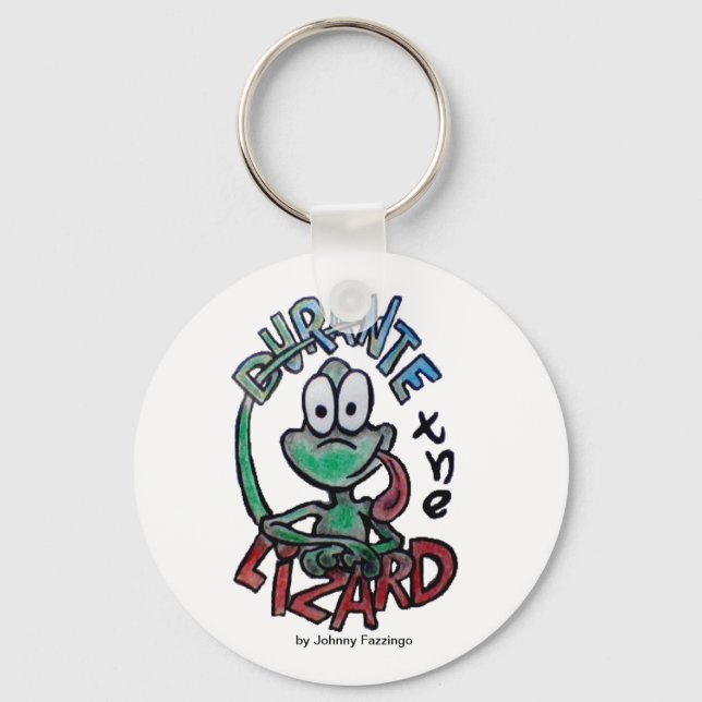 Durante The Lizard keychain (Front)