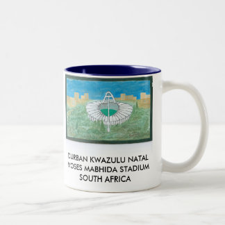 DURBAN KWAZULU NATAL MOSES MABHIDA STADIUMS Two-Tone COFFEE MUG