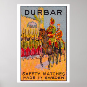 Durbar - Matchbox Print - Sweden Wall Art