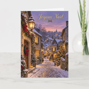 Durbuy Ruelle Enneigée Joyeux Noël Holiday Card