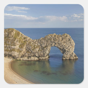 Durdle Door Arch, Jurassic Coast World Heritage Square Sticker