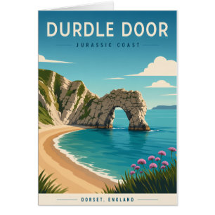 Durdle Door Jurassic Coast Greetings Card