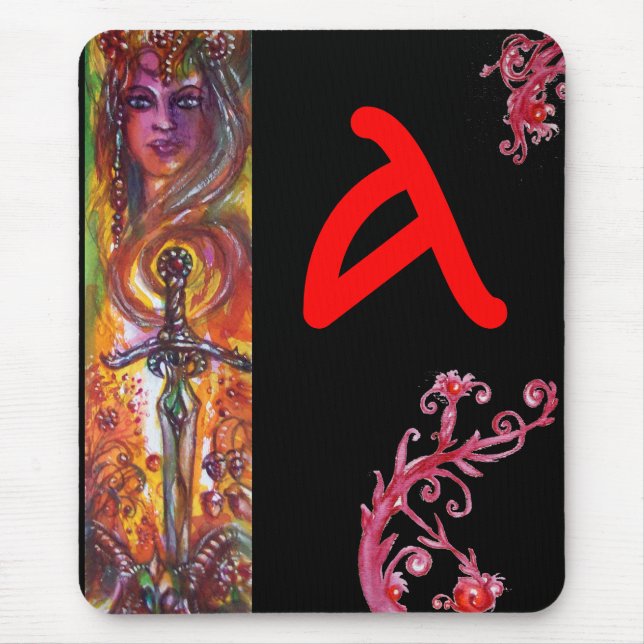 DURENDAL , ROMANTIC SWORD AND THE ANGEL MONOGRAM MOUSE PAD (Front)