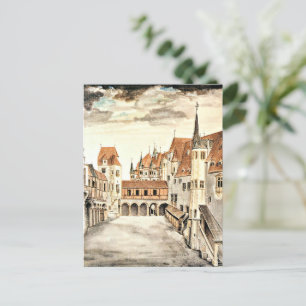 Durer, Courtyard of the Former Castle Innsbruck, Postcard