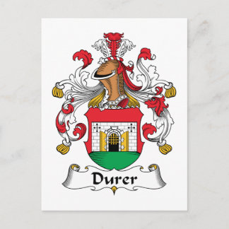 Durer Family Crest Postcard