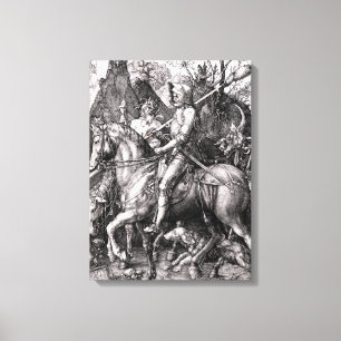 Durer Knight Death and the Devil Canvas Print