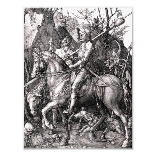 Durer Knight Death and the Devil Photo Print (Front)