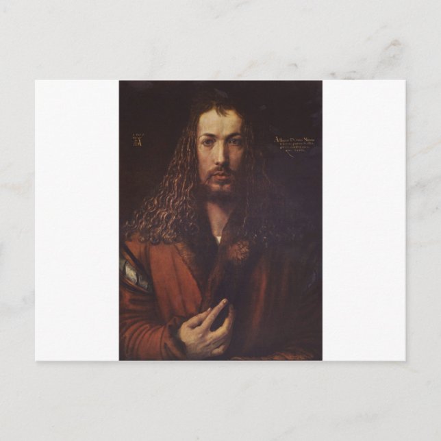 Dürer Portrait Postcard (Front)
