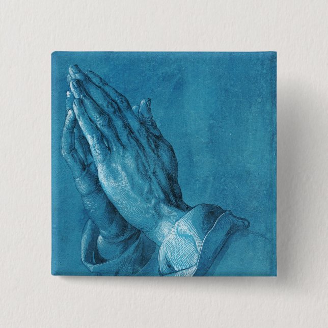 Durer Praying Hands Button (Front)