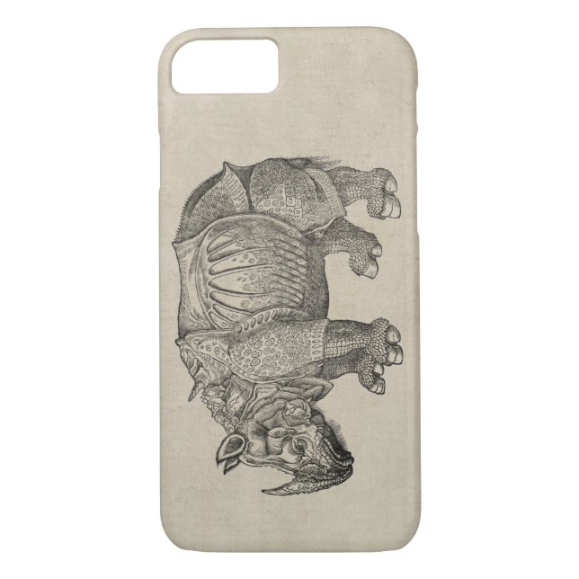 Durer Rhino Case-Mate iPhone Case (Back)