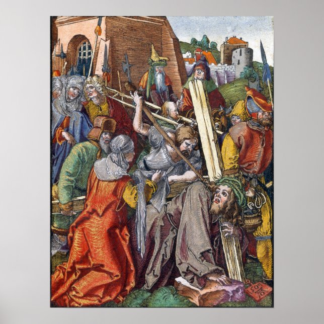 Dürer - The Bearing Of The Cross Poster (Front)