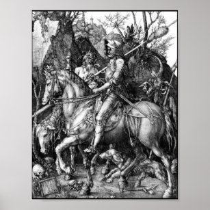 DURER The Knight Death and the Devil Albrecht Dure Poster