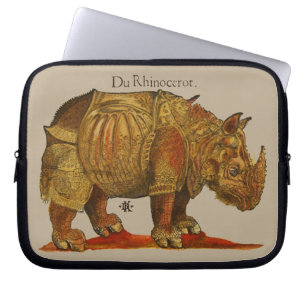 Durer's Rhinoceros Laptop Sleeve