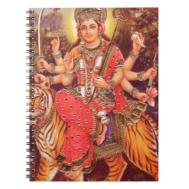 DURGA AND THE TIGER NOTEBOOK (Front)