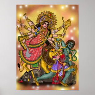 Durga Mahishasura Mardini  Poster