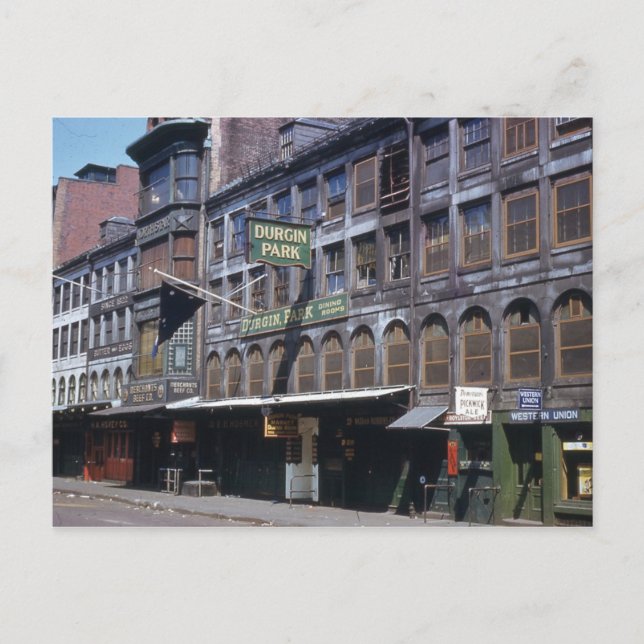 Durgin Park Restaurants, Boston Vintage Postcard (Front)