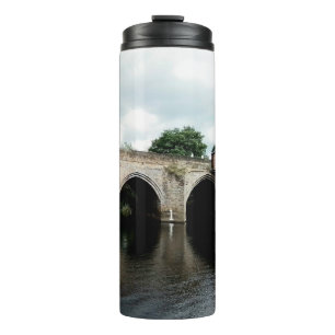 Durham bridge and river thermal tumbler