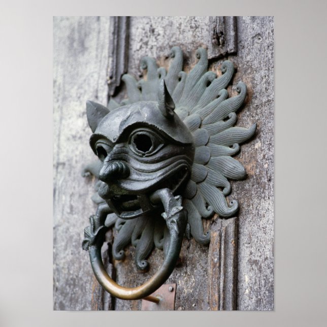 Durham Cathedral Sanctuary Knocker Poster (Front)