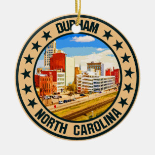 Durham ceramic ornament