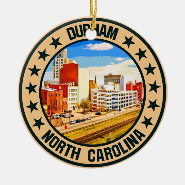 Durham                                             ceramic ornament (Front)