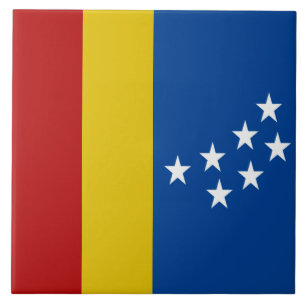 Durham city flag tile