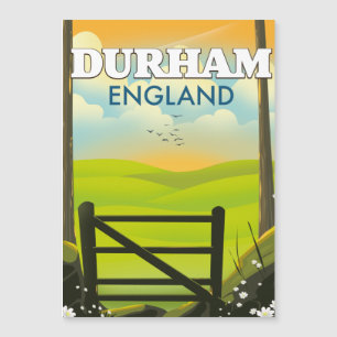Durham England Travel poster