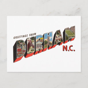 Durham NC Postcard