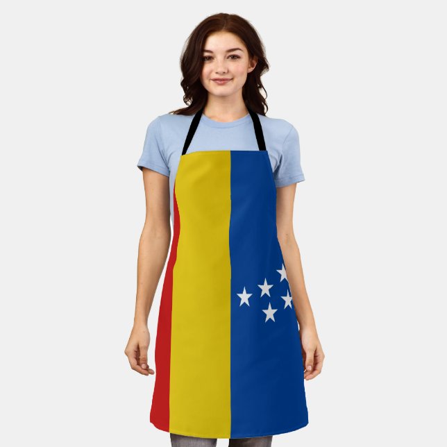 Durham (North Carolina) City flag Apron (Worn)