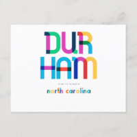 Durham North Carolina Mid Century, Pop Art,