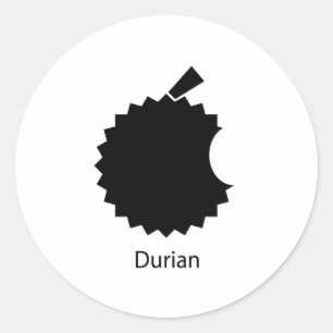 Durian Classic Round Sticker
