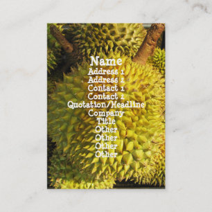 Durian Fruit Business Card