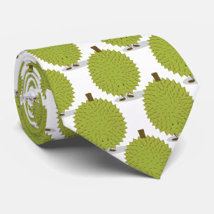 Durian fruit characters tie
