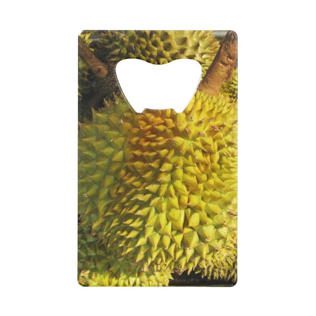 Durian Fruit Credit Card Bottle Opener (Front)