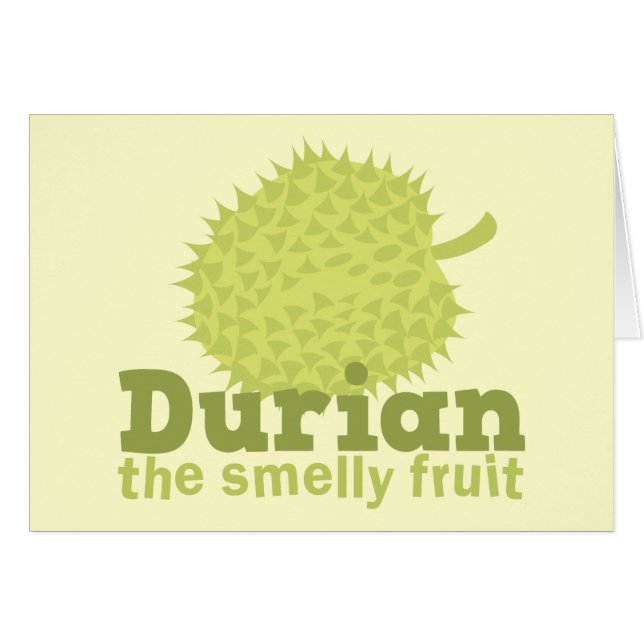 Durian le fruit puant (d'Asie du Sud-Est) (Devant horizontal)