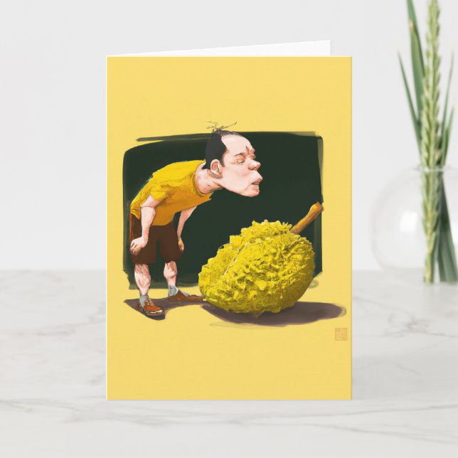 Durian Lover Greeting Card (Front)