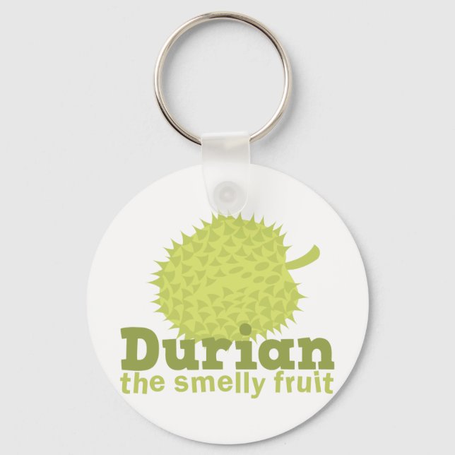 Durian the smelly fruit keychain (Front)