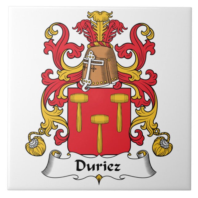 Duriez Family Crest Tile (Front)