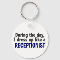 During The Day I Dress Up Like A Receptionist