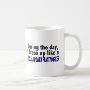 During The Day Nuclear Power Plant Worker Coffee Mug