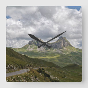 Durmitor National Park in Montenegro Square Wall Clock