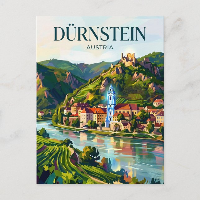Dürnstein Austria Postcard (Front)